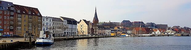 Blick auf Flensburg