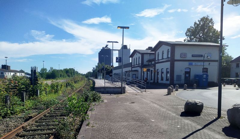 Der bisherige Bahnhof in Oldenburg/Holstein
