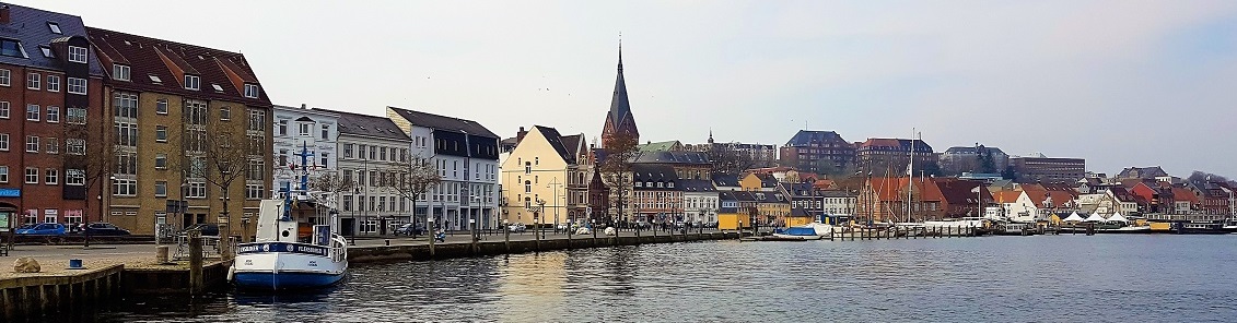 Blick auf Flensburg